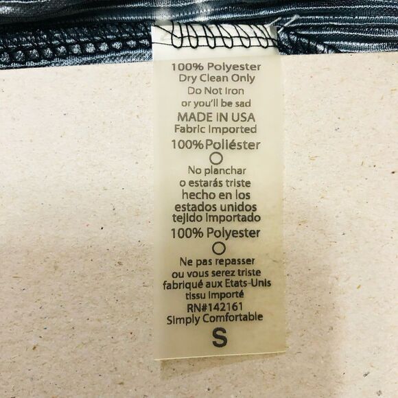 LuLaRoe Shirley Satin Kimono Size S Gray And White - Picture 5 of 8